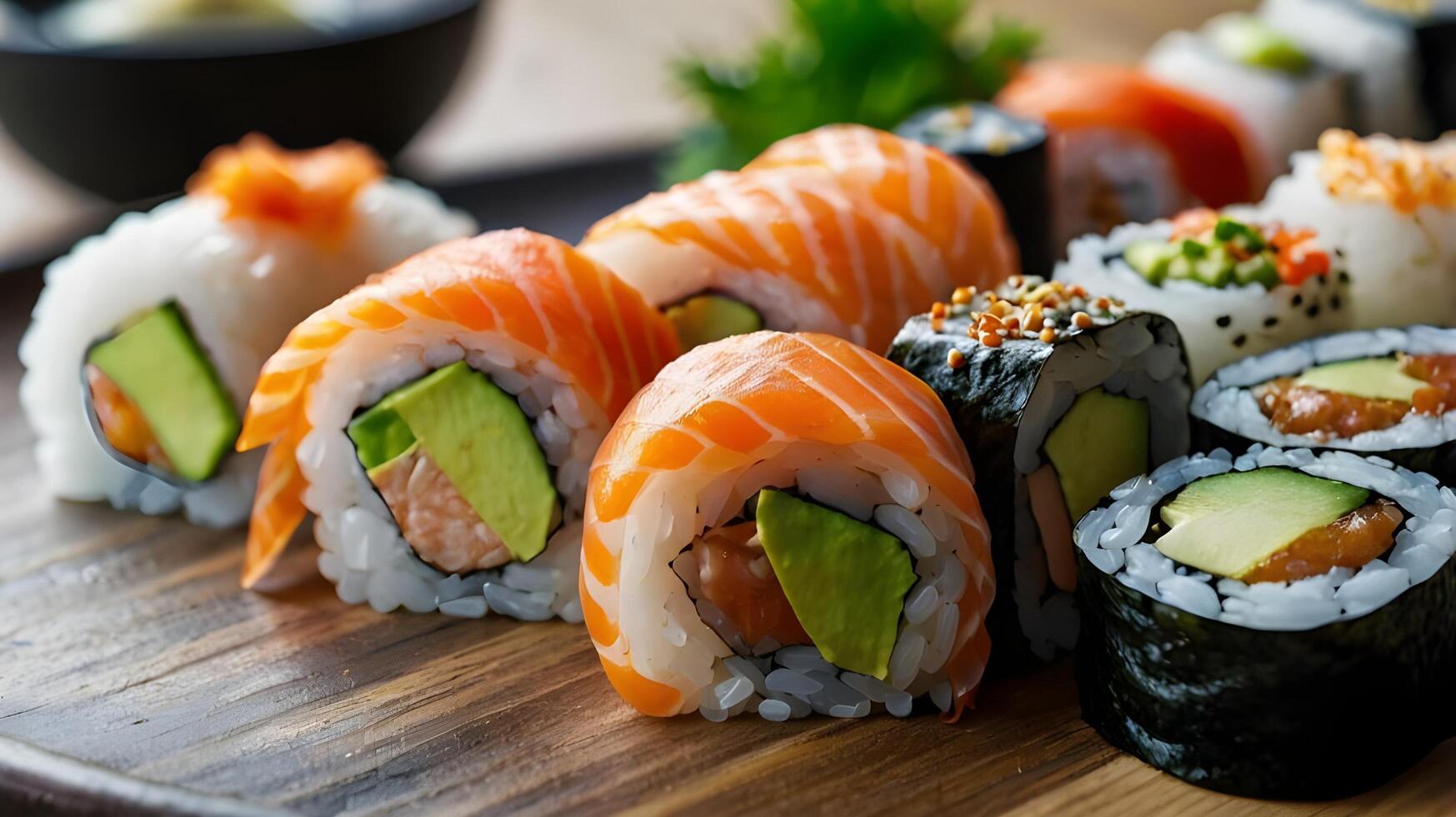 Variety Sushi Dish photo