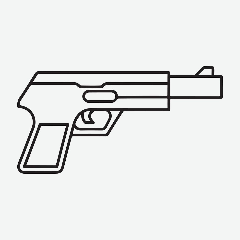 Gun Icon A Complete Guide to Using Gun Symbols in Design vector