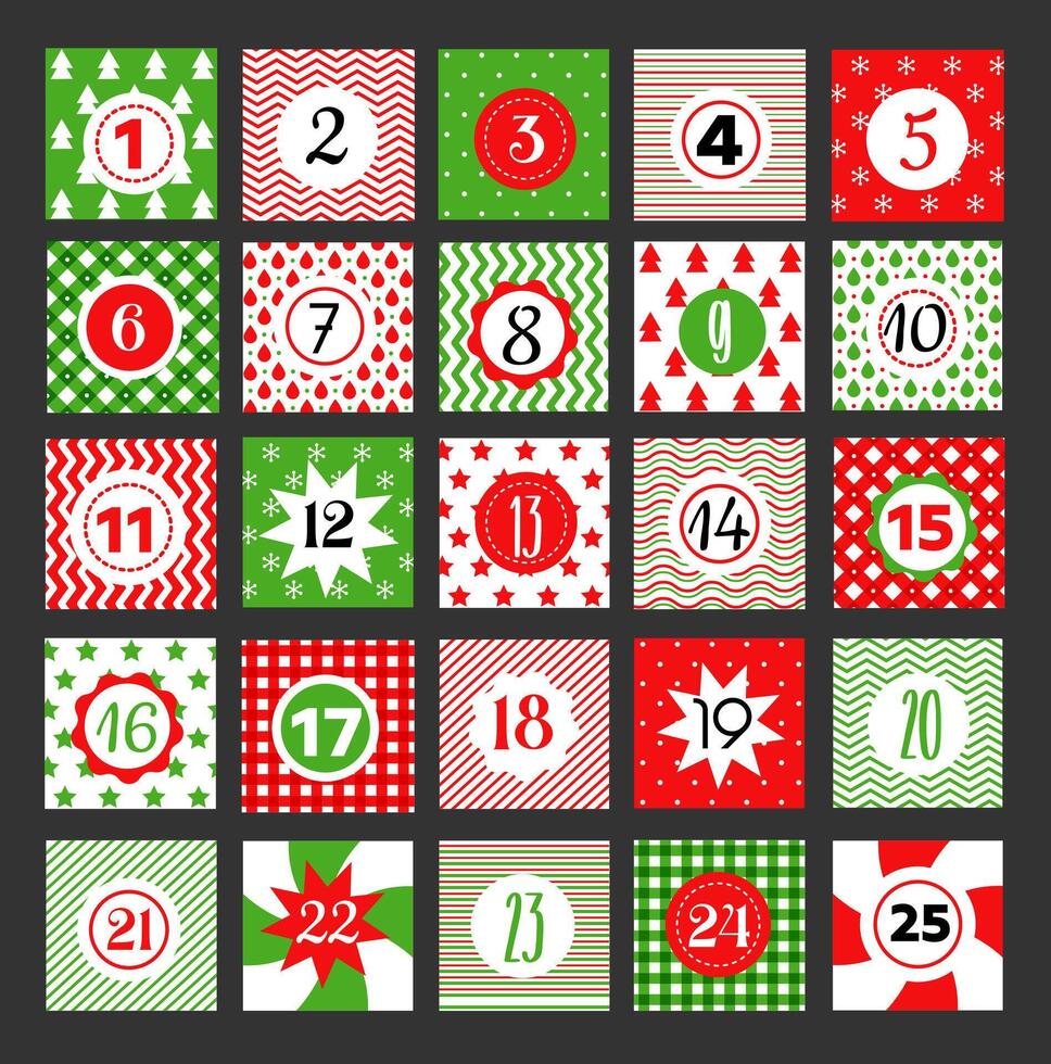 advent numbers vector art, icons, and graphics for free download