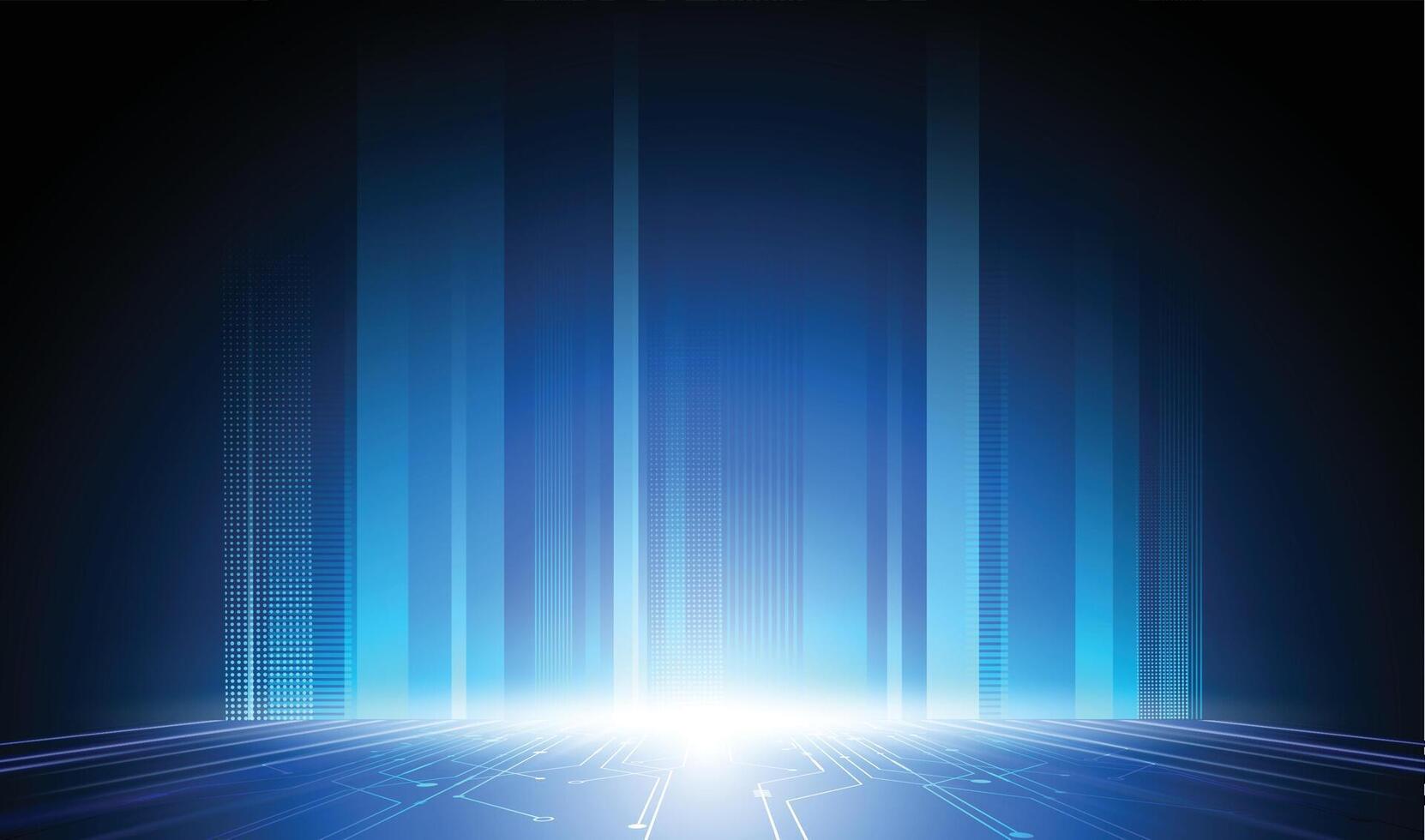 Abstract product showcase technology background Hi-tech communication concept vector