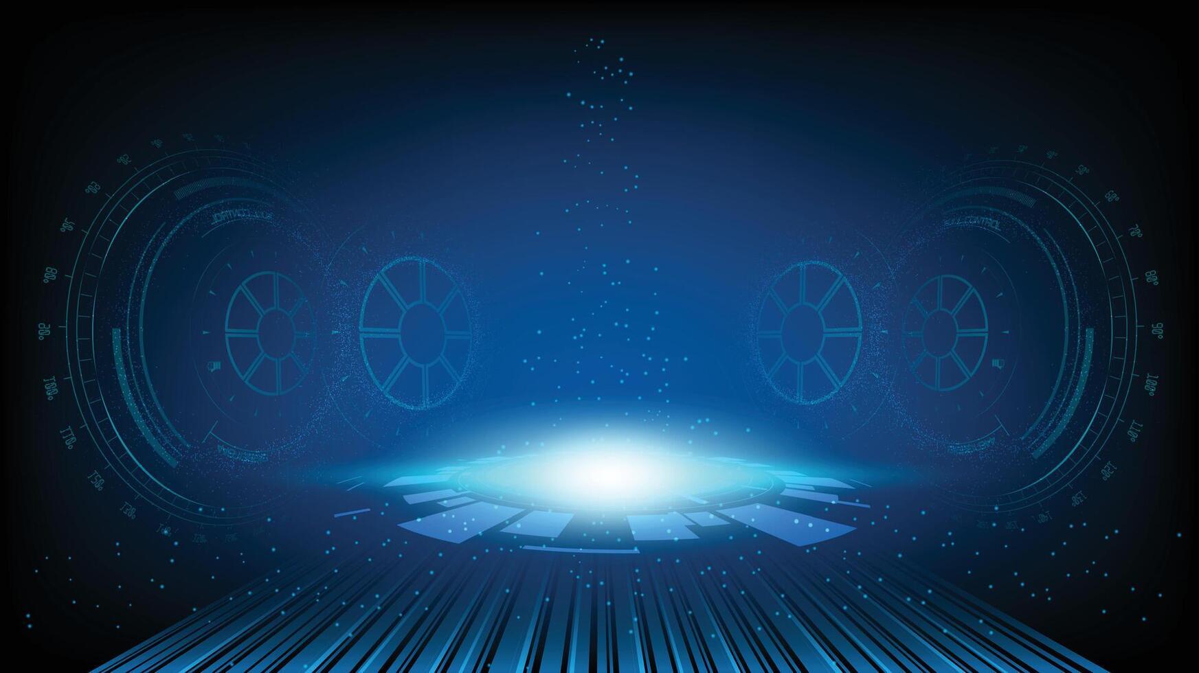 Abstract technology background Hi-tech communication concept, technology. vector