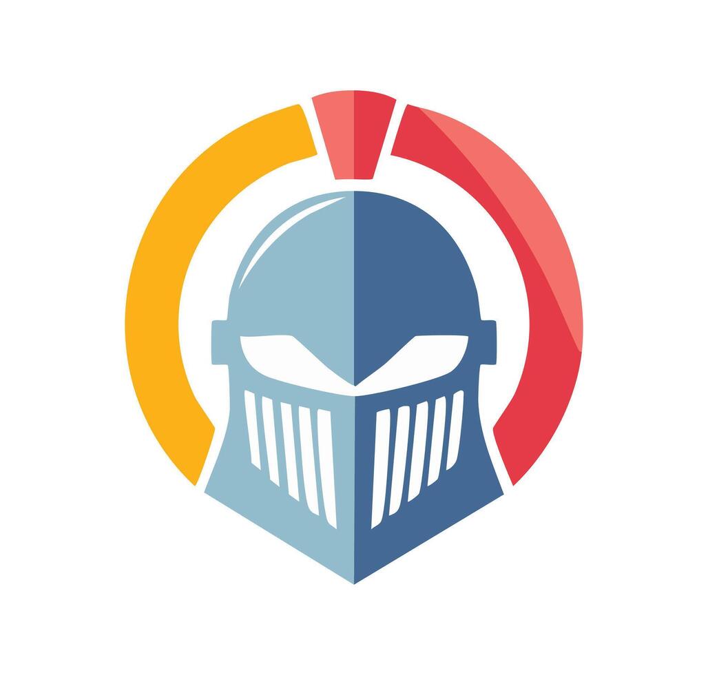 Knight Helmet Logo vector