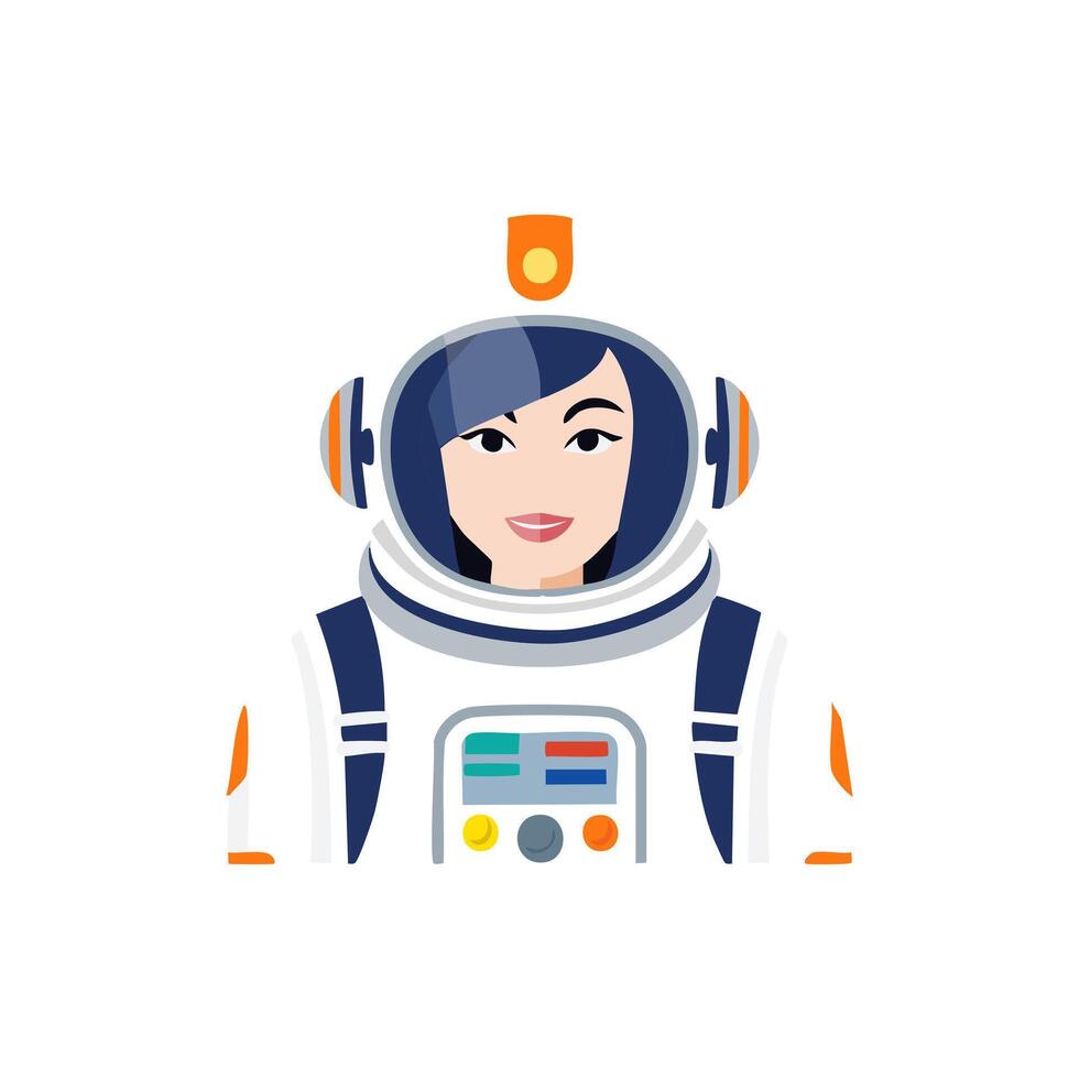 Astronaut in Helmet vector