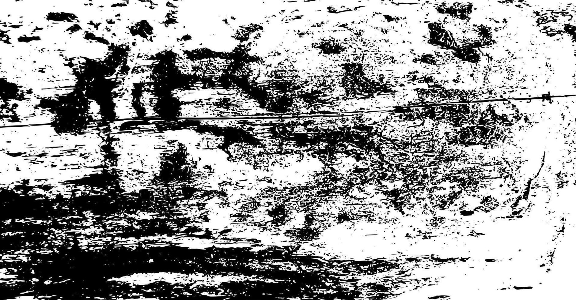 Grainy Old Wood Texture. Weathered old texture in black and white for overlay effect. Natural wear marks, scratches and dirty spots for background vector