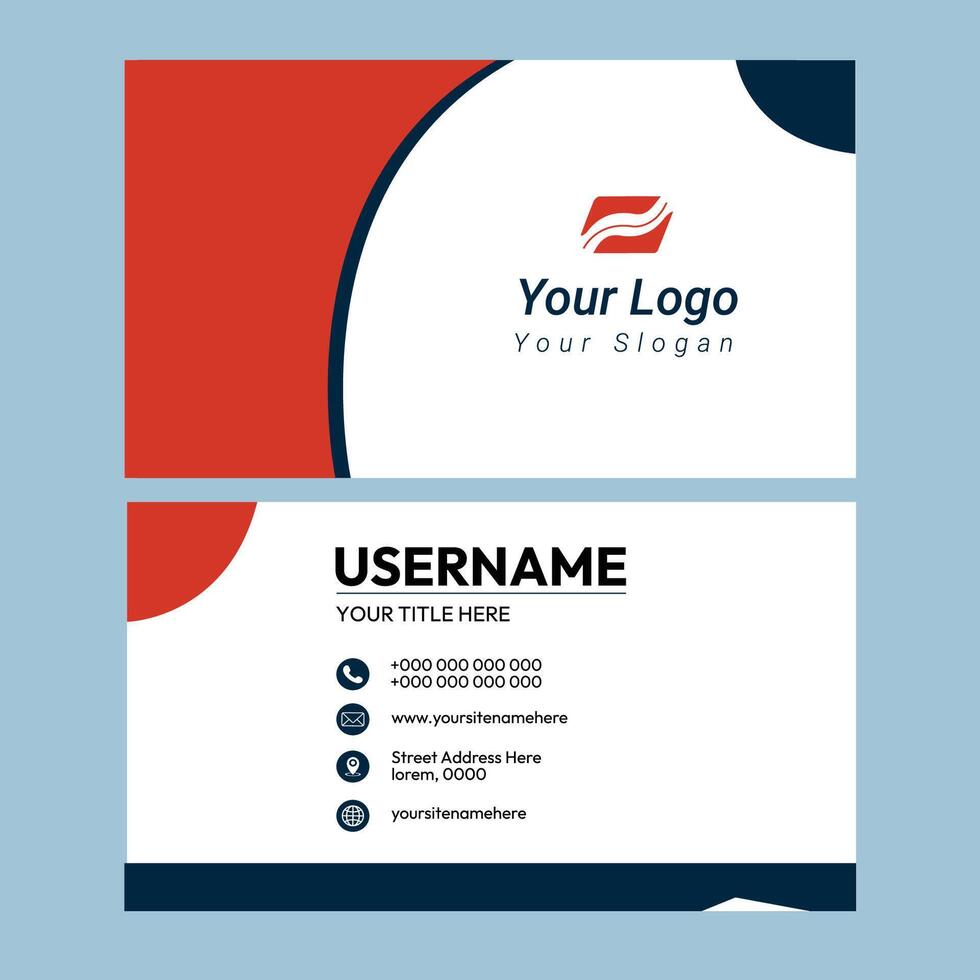 Creative Business Card template. vector