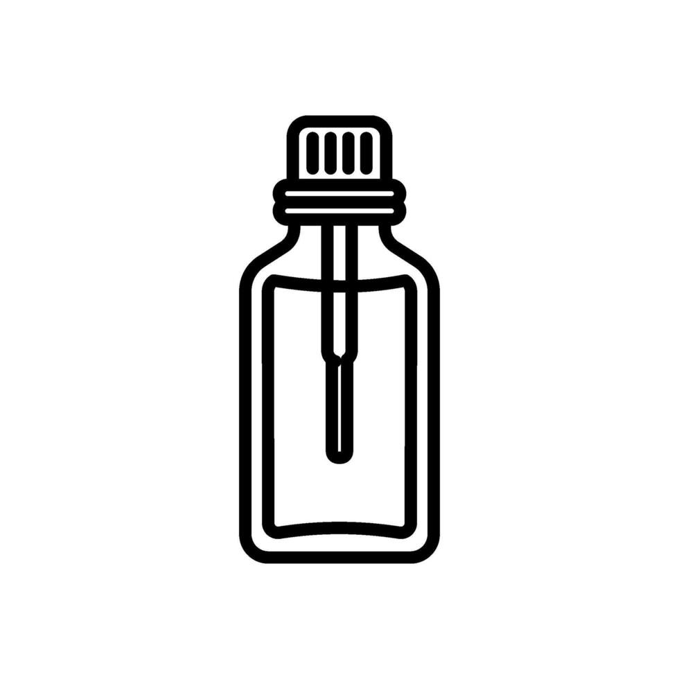 essential oil icon, line style icon vector