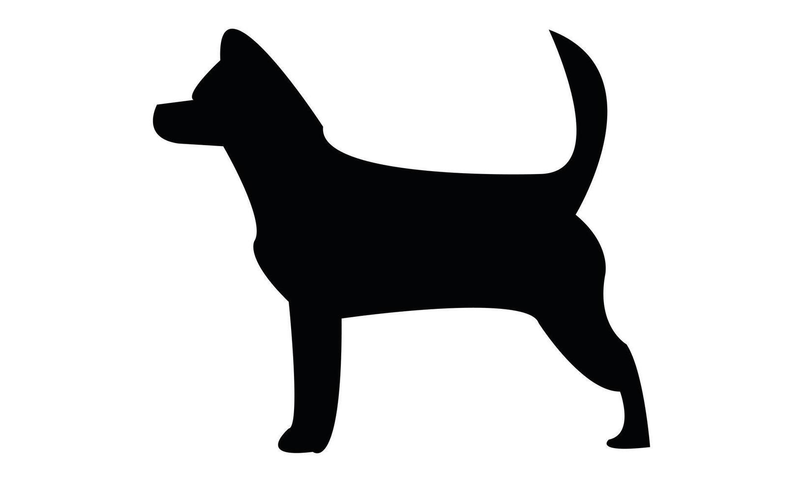 Dog silhouette Design vector
