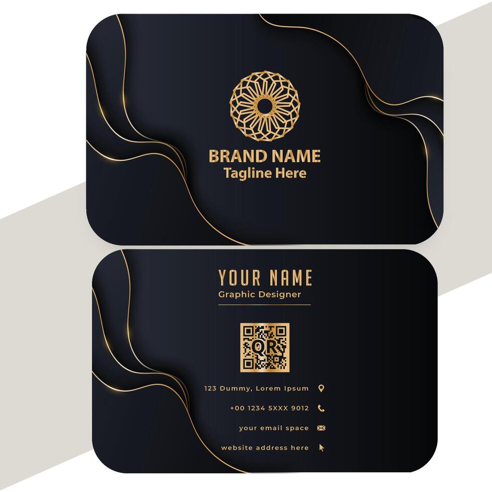 business card design template vector