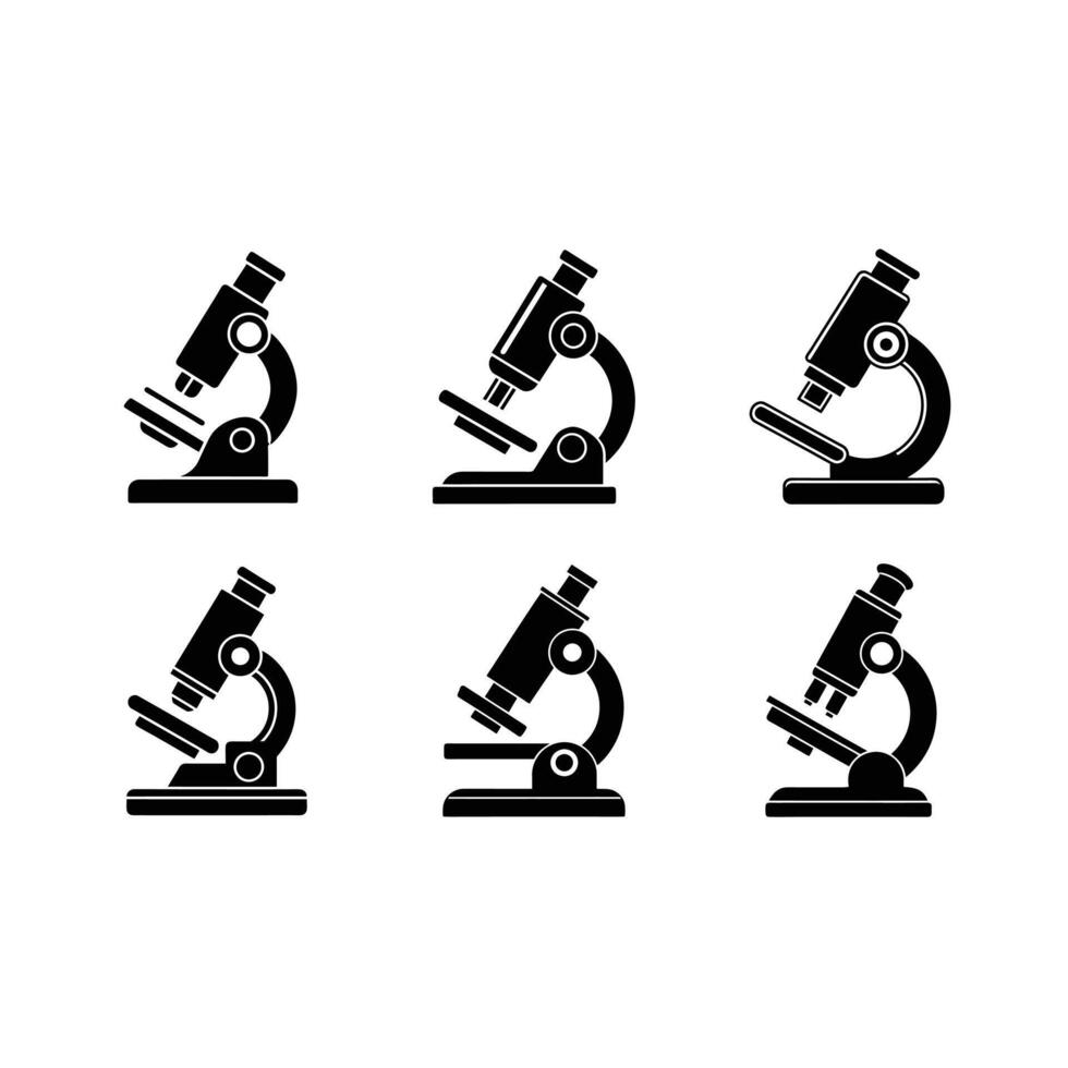 Stunning Microscope and Line Art Designs for Printable Graphics vector