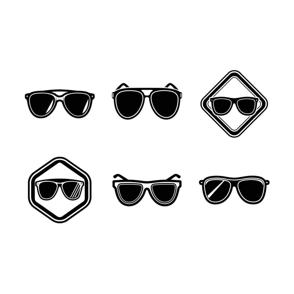 Stylish Sunglasses Designs vector