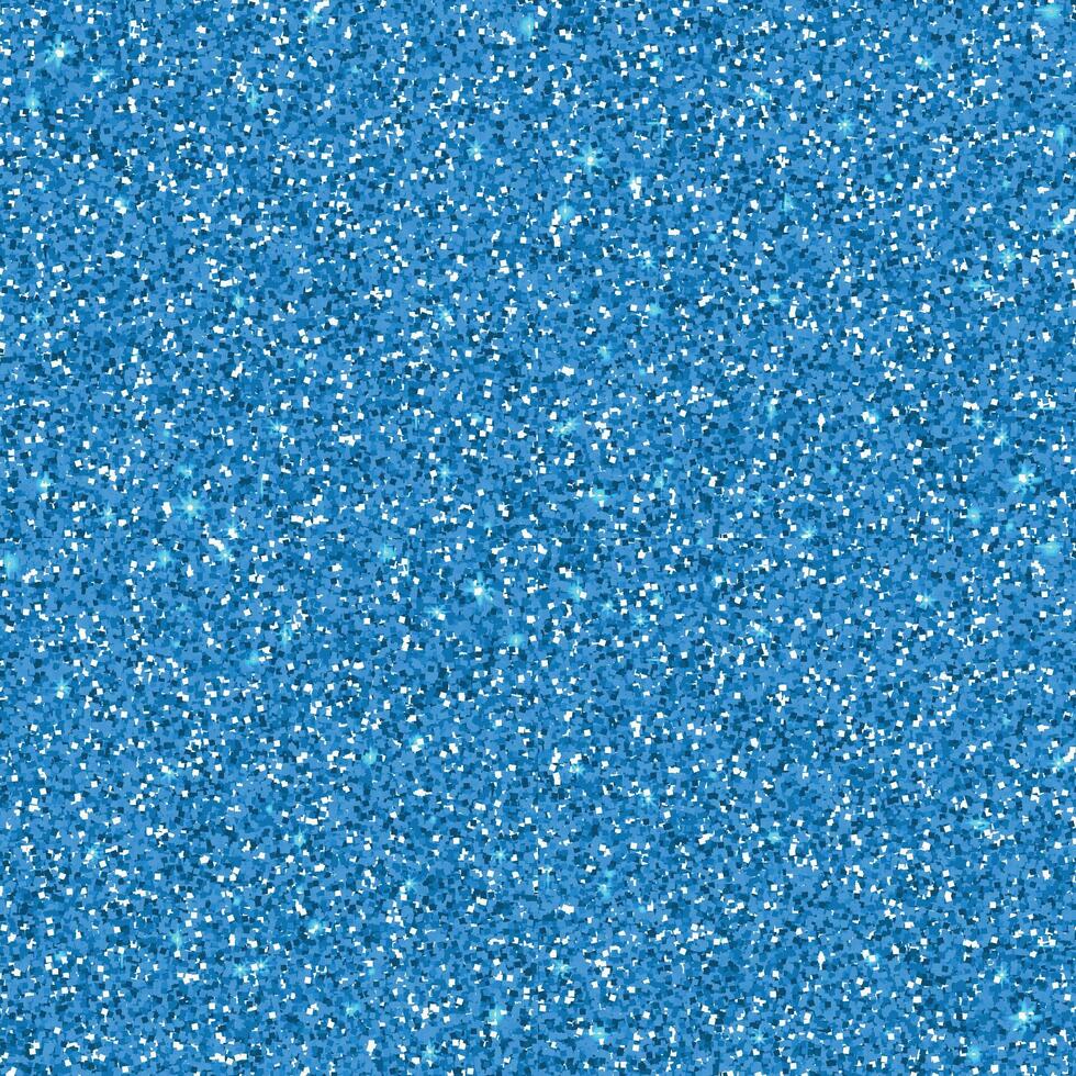 Abstract Blue glitter background. Seamless square texture. vector