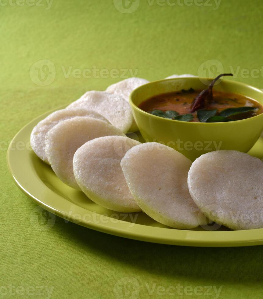 A plate with some indian food on it photo