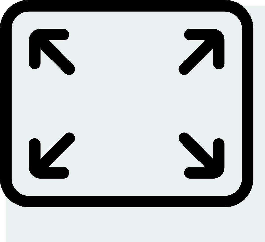 A square with three arrows pointing in different directions vector