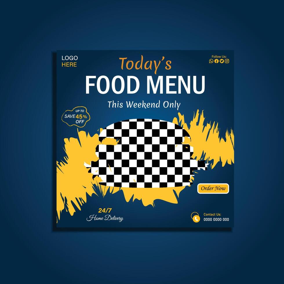 A social media post vector