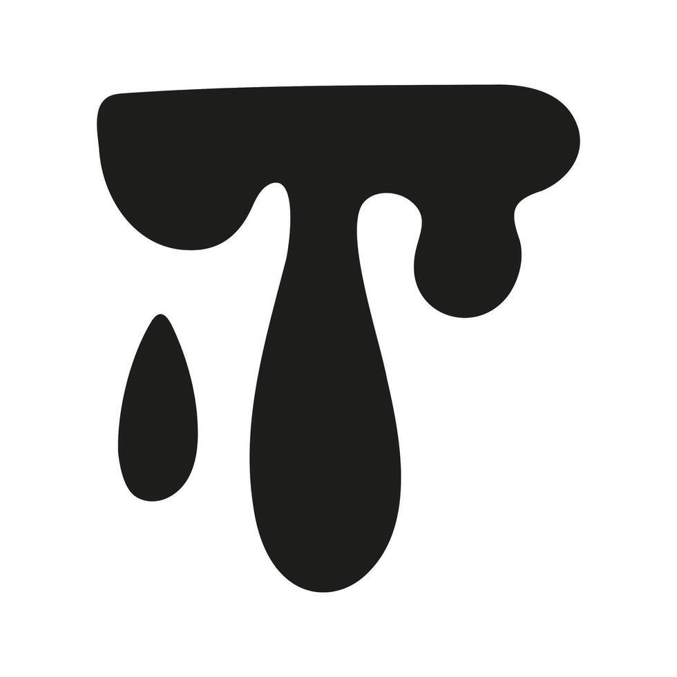 Liquid drop and flow sketch element vector