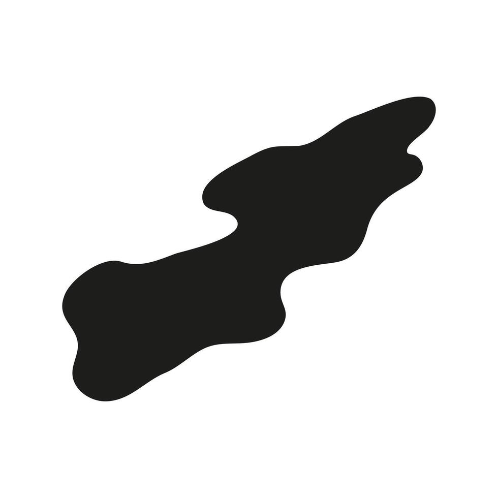 Abstract liquid blot sketch illustration vector