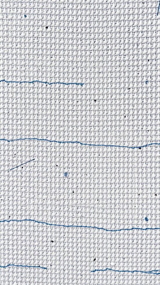 white fabric with blue photo