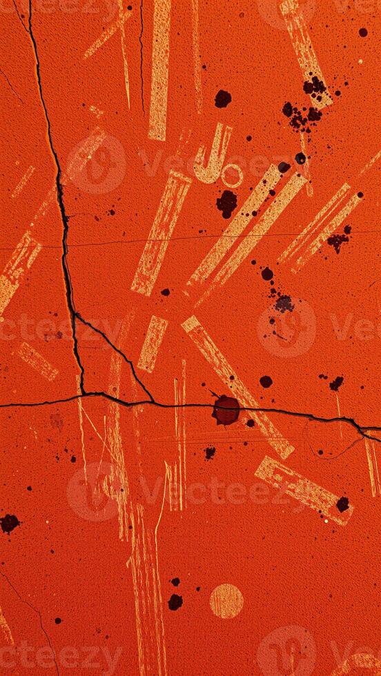 textured surface with crack paint spatter photo