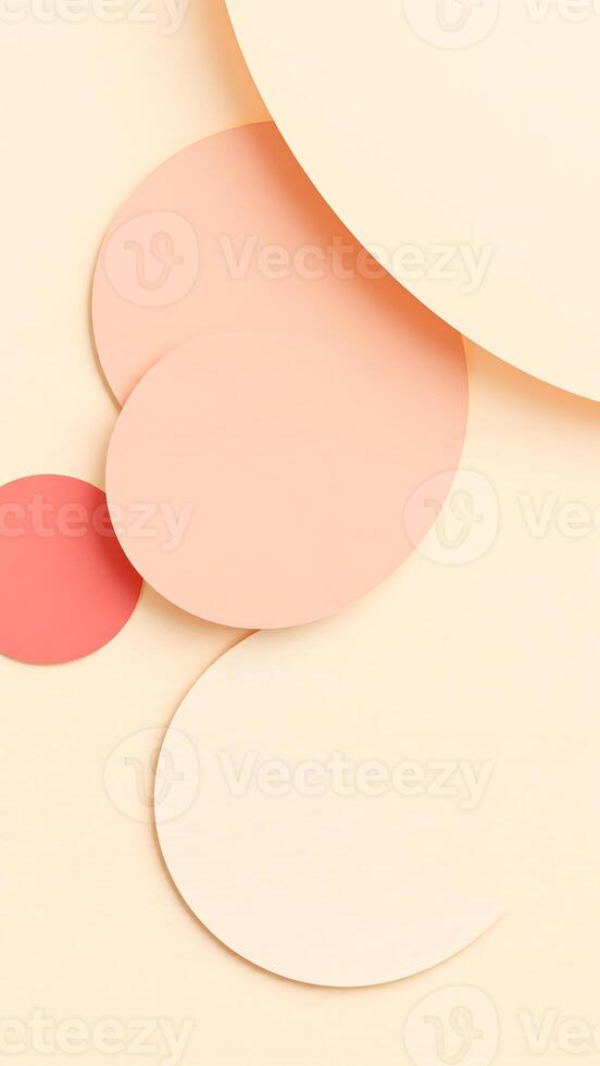 overlapping pastel circles create a soft soothing visual photo