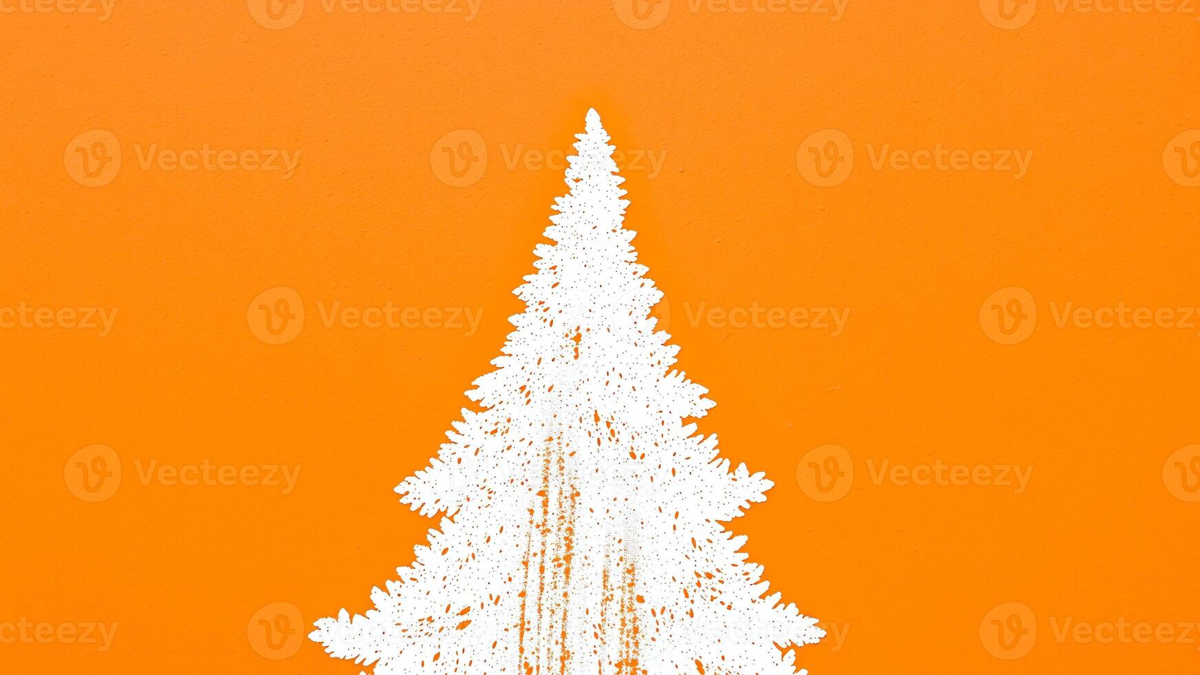 white tree silhouette on background photo