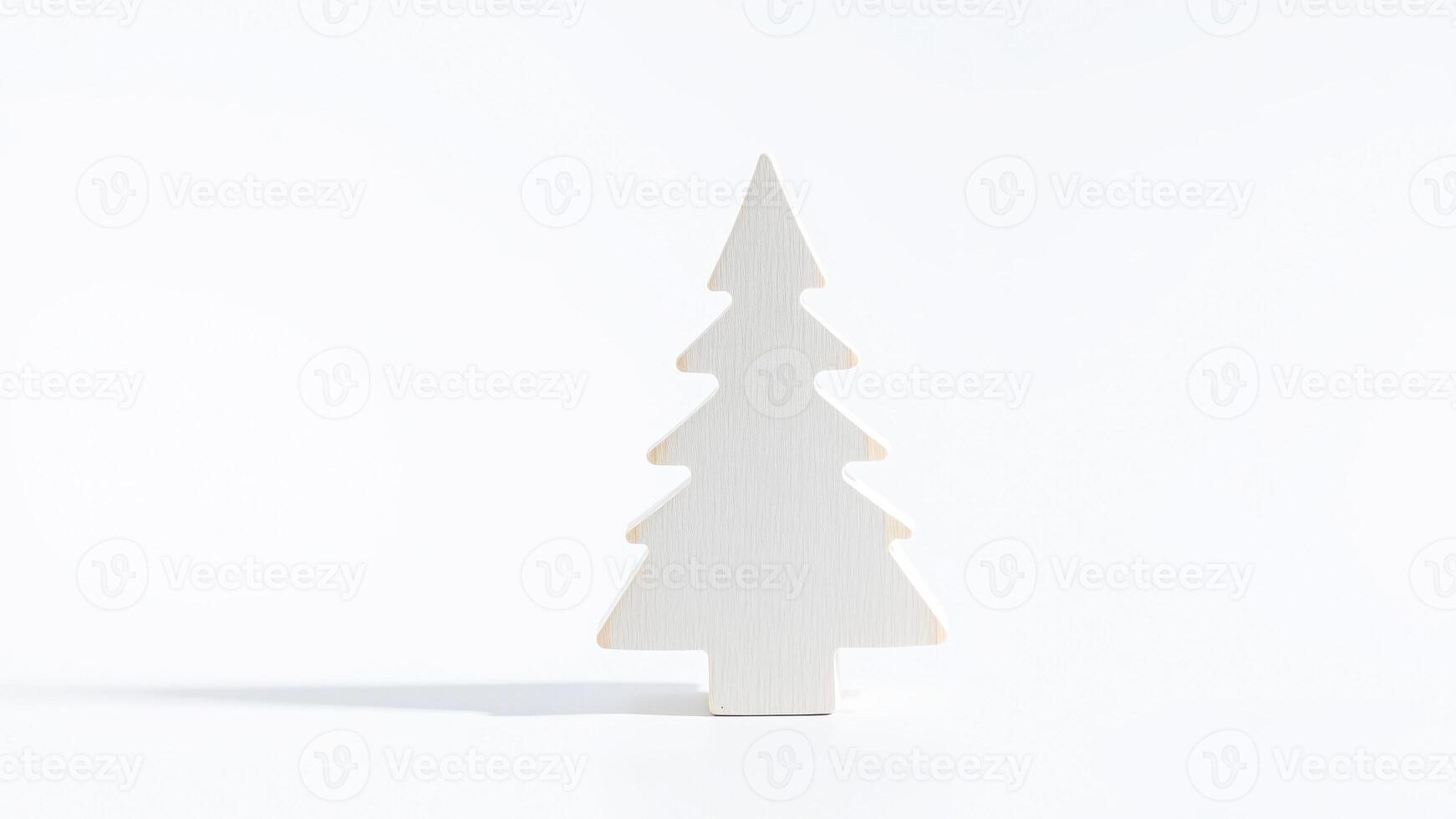 white wooden tree ornament photo