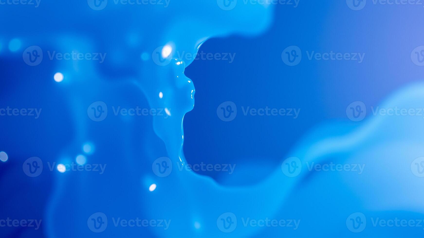 blue abstract wave with soft texture photo