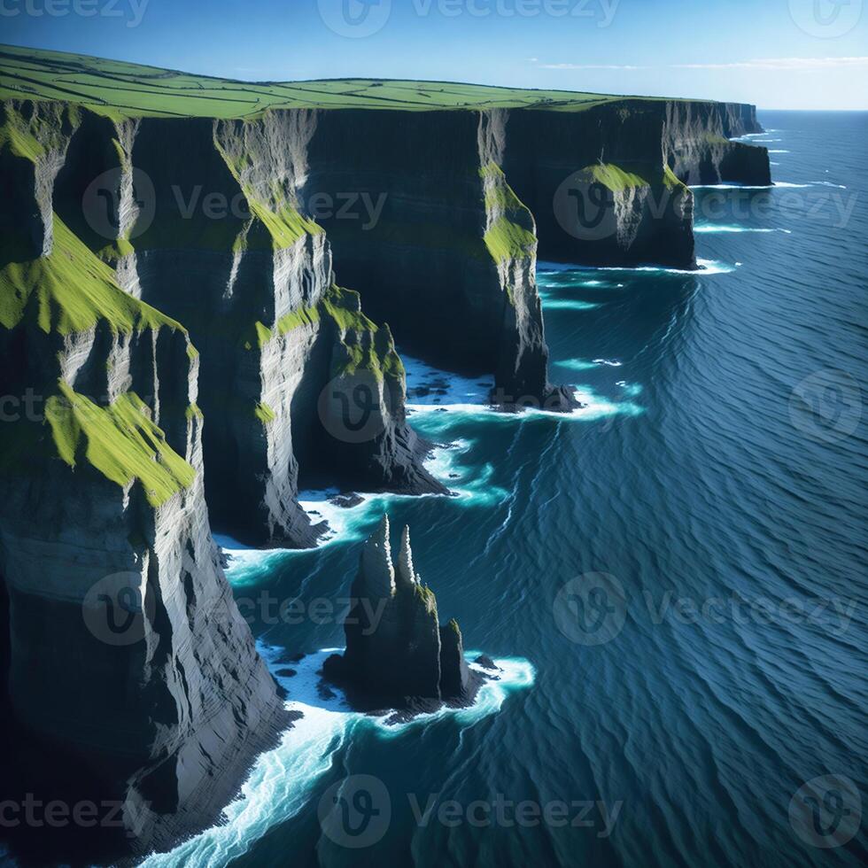 Cliffs of moher, ireland photo