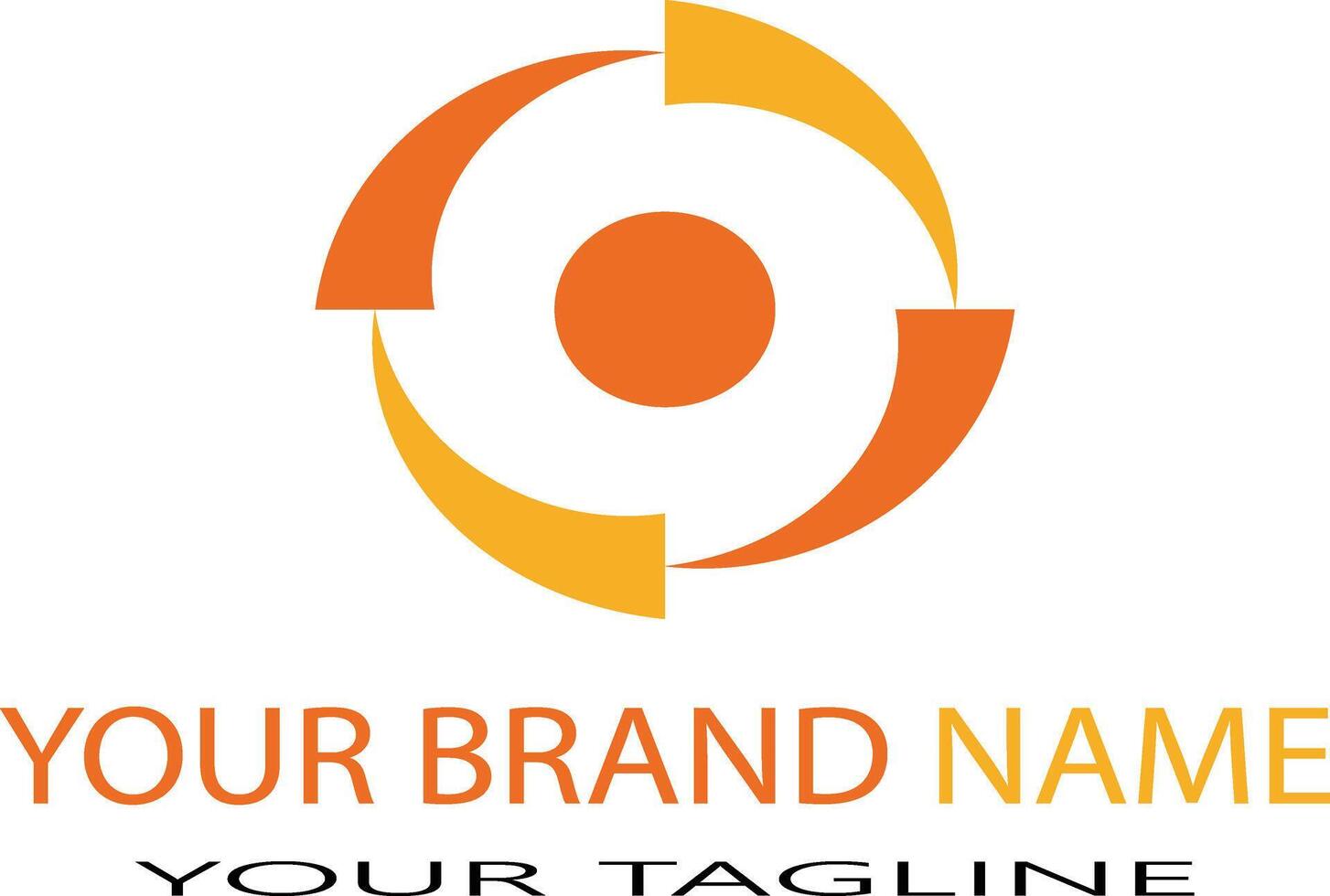 A minimalist businesses logo and individuals with precision, innovation, and results that inspire. vector