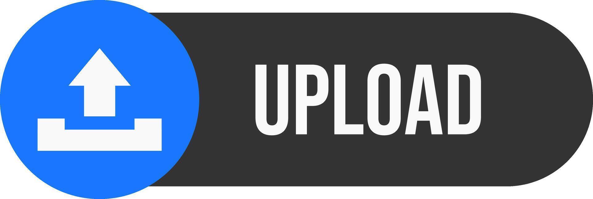 Upload Icon. Data Upload Symbol. vector