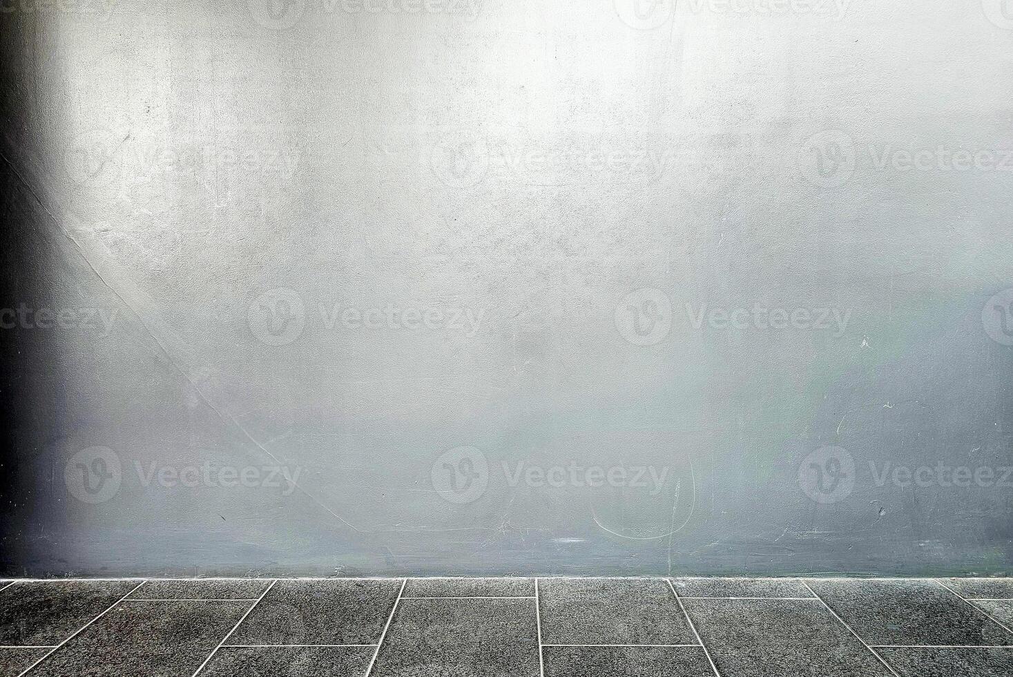 Abstract Grunge Concrete Room Background Using for Product Presentation Backdrop. photo