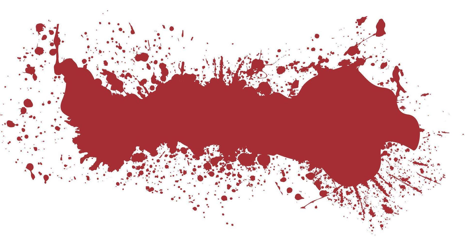 Blood Splatter Illustration, with space for your design text vector
