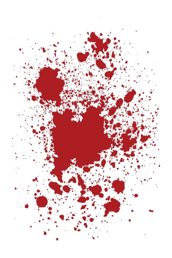 Illustration of Bloods Splatter Splash vector