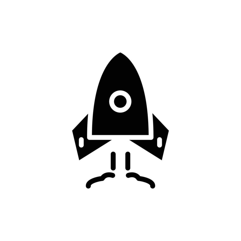 shuttle icon solid style vector