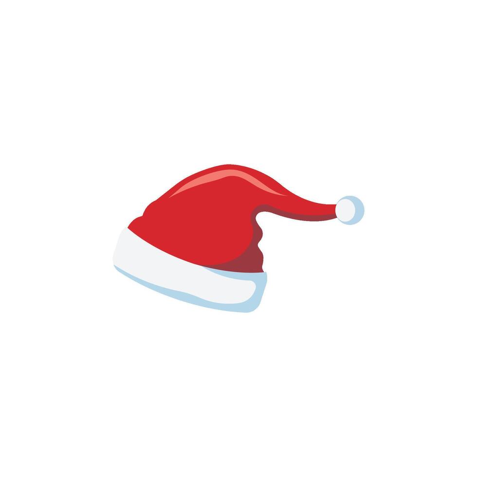 christmas icon hat vector