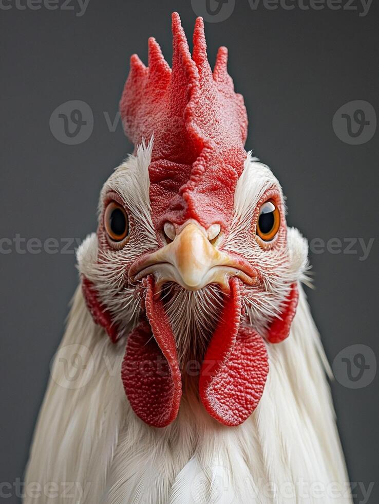 A close up of a rooster photo