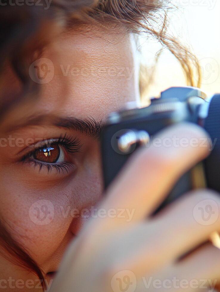 A woman taking a picture photo