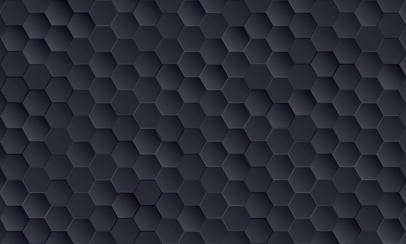 3D Futuristic honeycomb mosaic gray background. hexagon grid cell pattern. retro style. vector