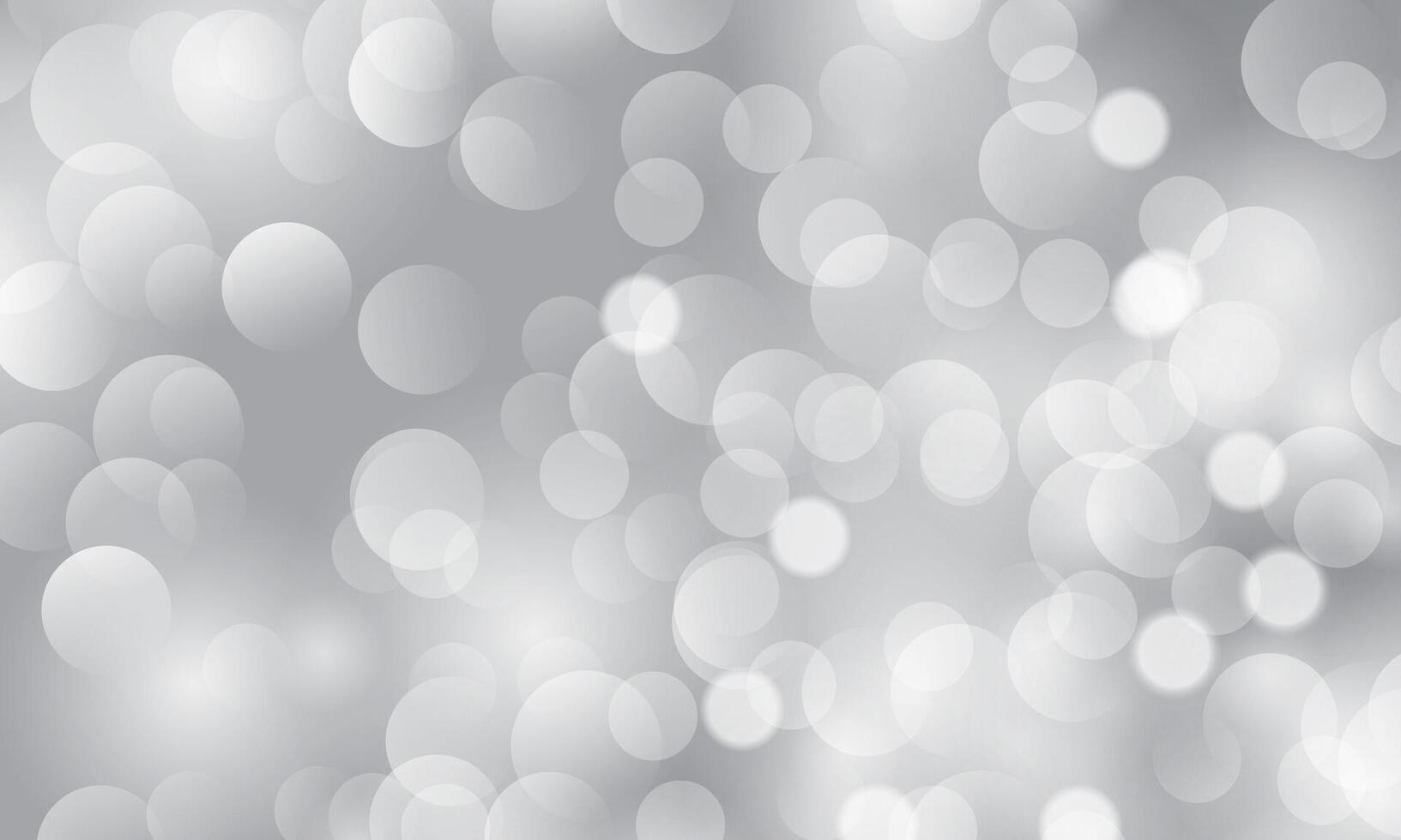 abstract bokeh shiny blurred lights on gray background. soft circles. vector
