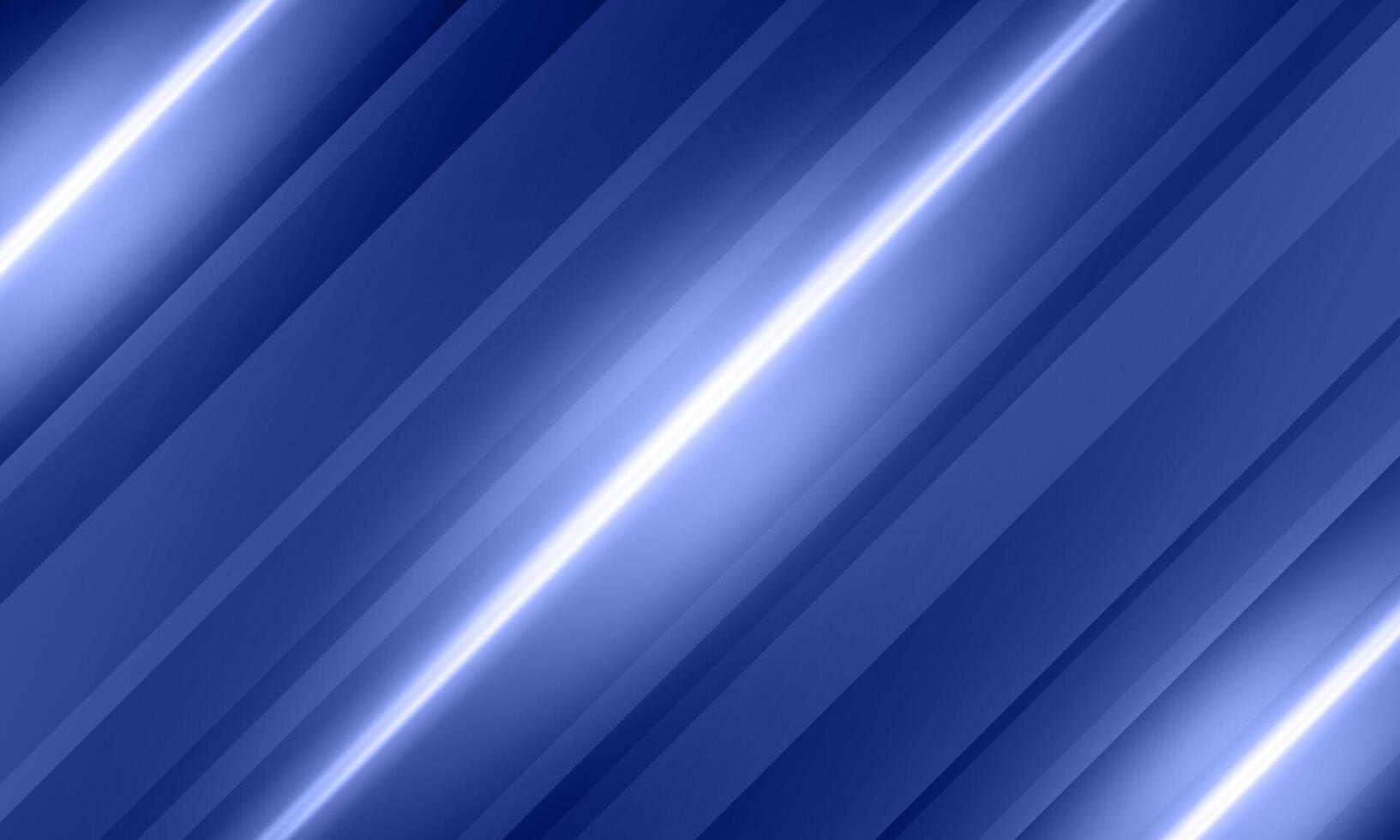 Abstract blue stripes background. diagonal lines with neon light. vector