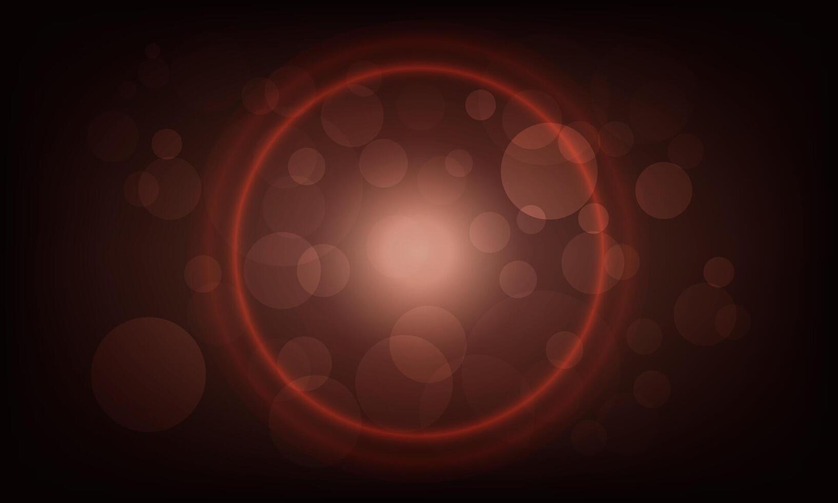 Dark red soft circles horizontal abstract background. soft light. vector