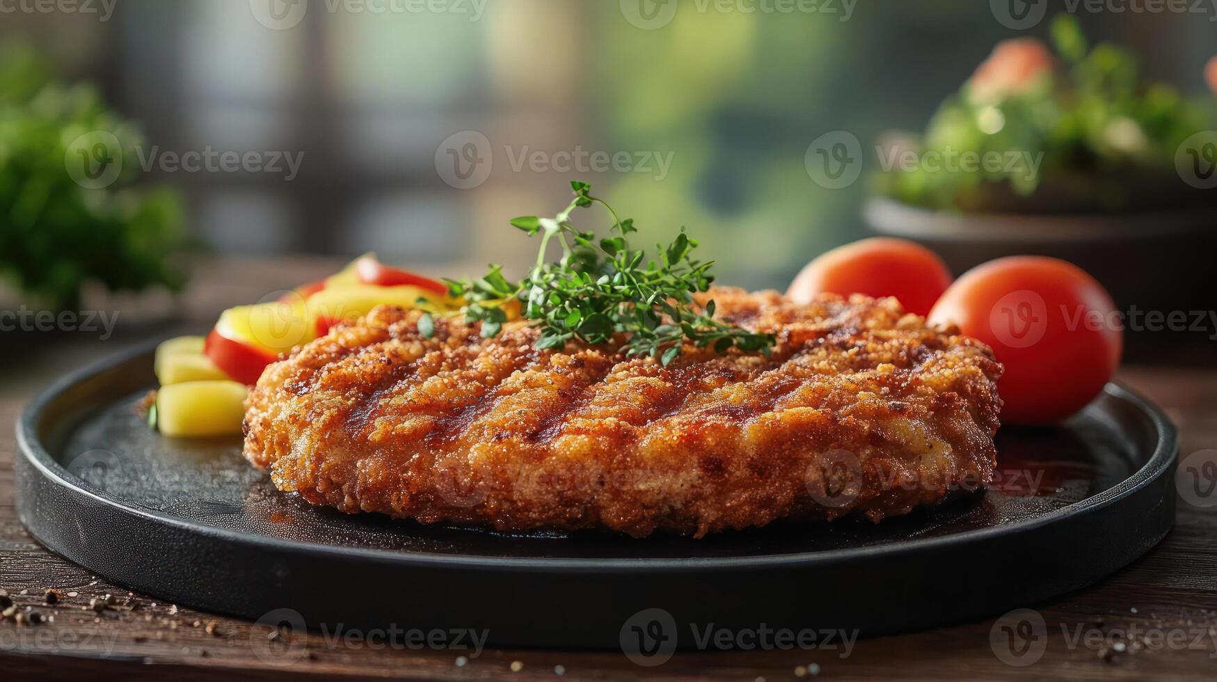 A close-up shot of a meat patty cooking over an open flame, photo