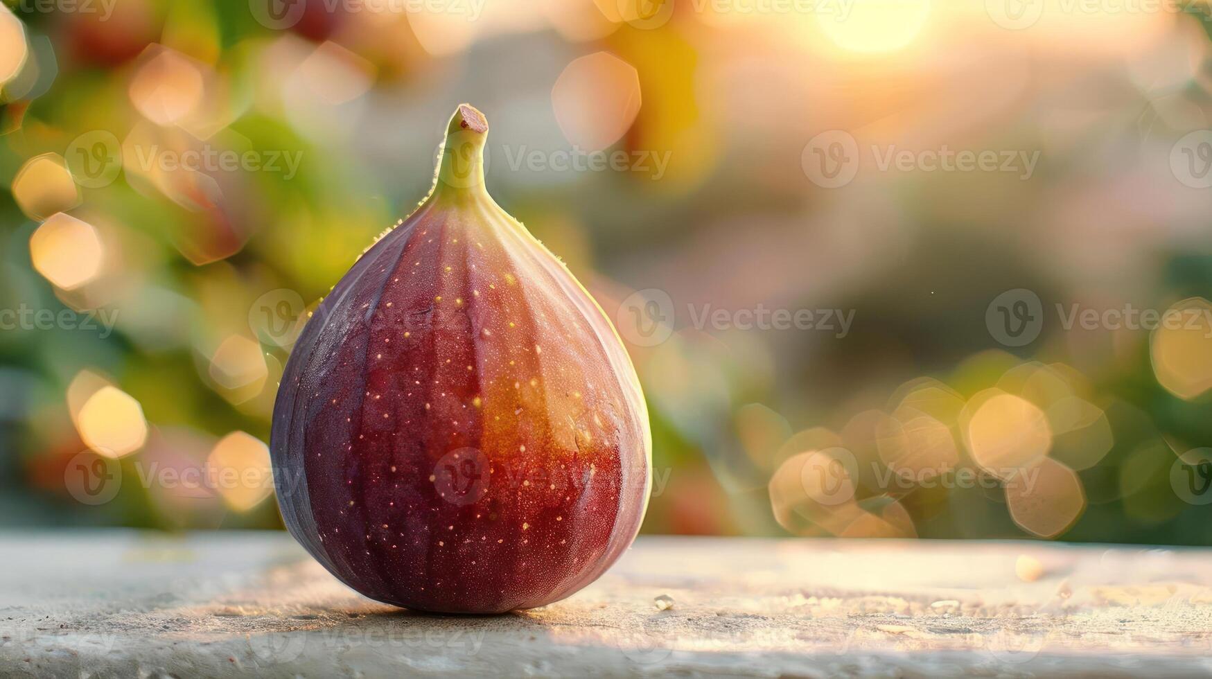 Glimpse into a serene orchard during the golden hour, with ripe fruit and vibrant sunlight. photo
