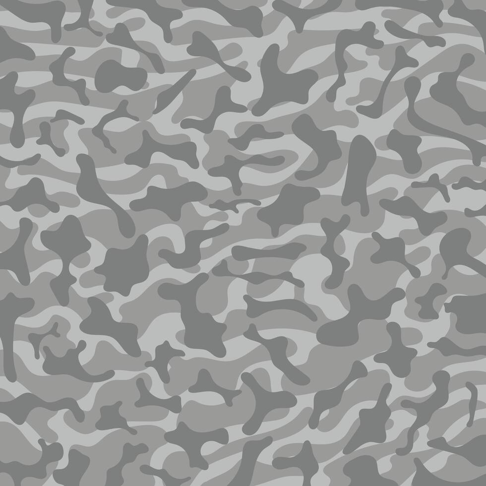 Gray camouflage designs print pattern for printing, cutting, stickers and more decorate. vector