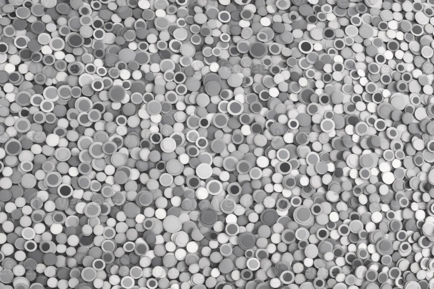 Abstract Gray and White Circle Pattern Background Texture photo