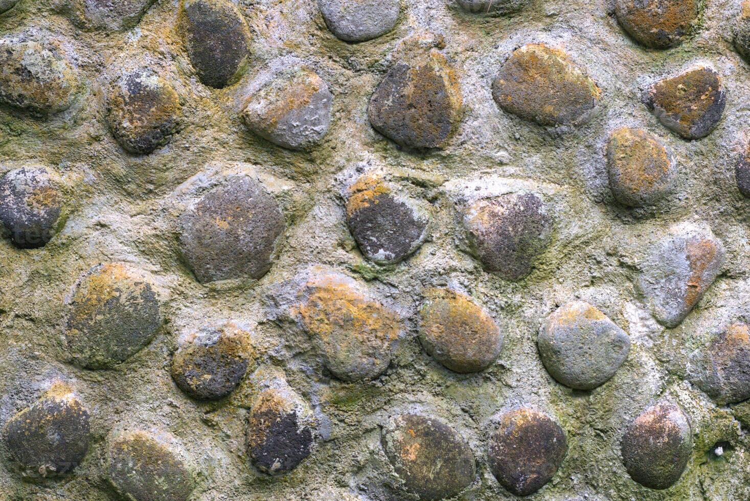 close up of stone wall of a building abstract background photo