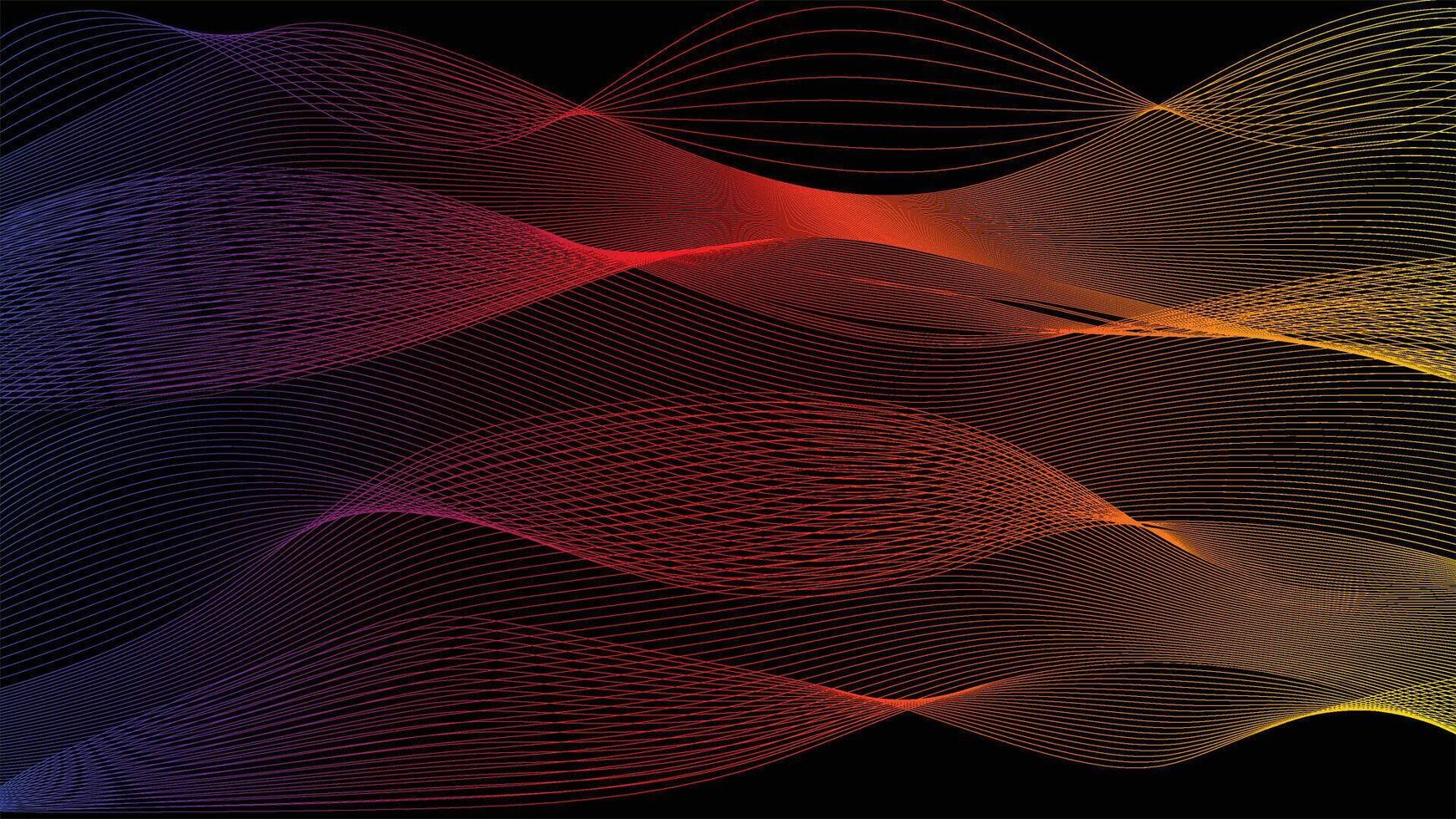 Spectral Symphony A Harmonic Blend of Colors vector