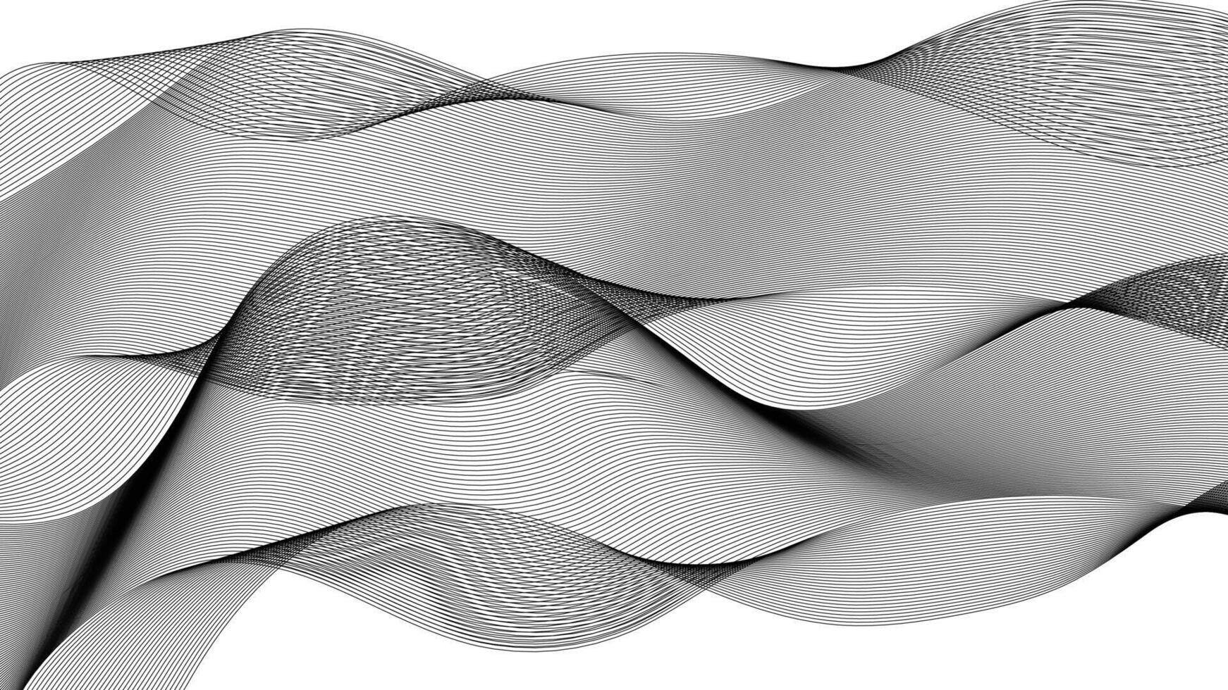 The Rhythm of Lines A Symphony of Black and White vector