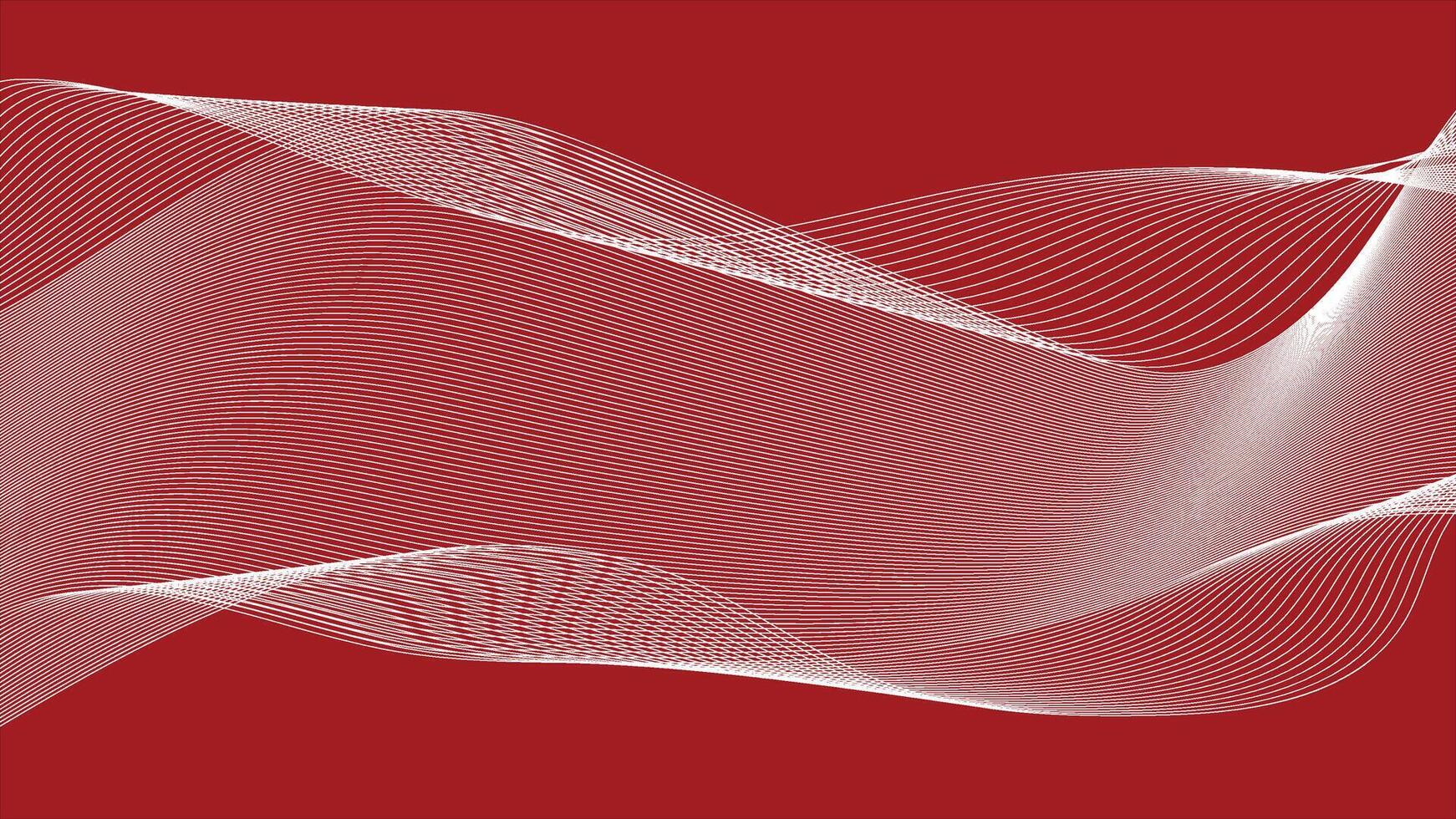 Scarlet Symphony A Harmonic Dance of Lines vector