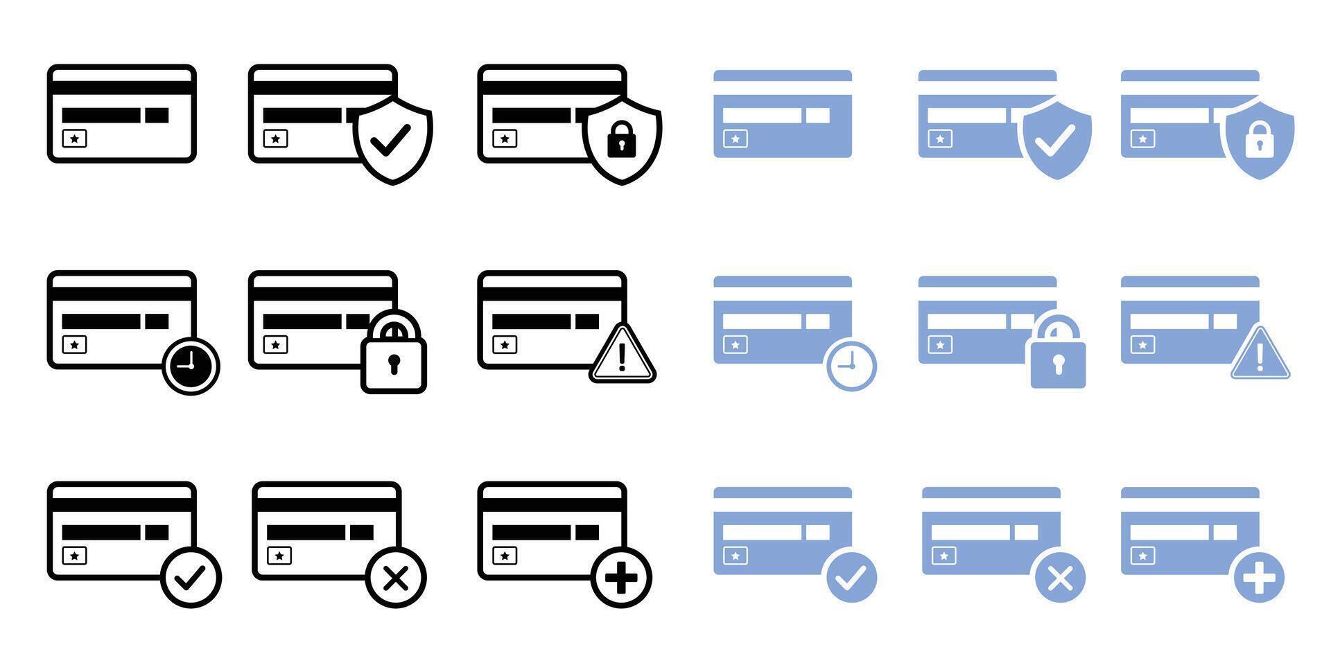 Icon Credit Card Back CVV CVC vector