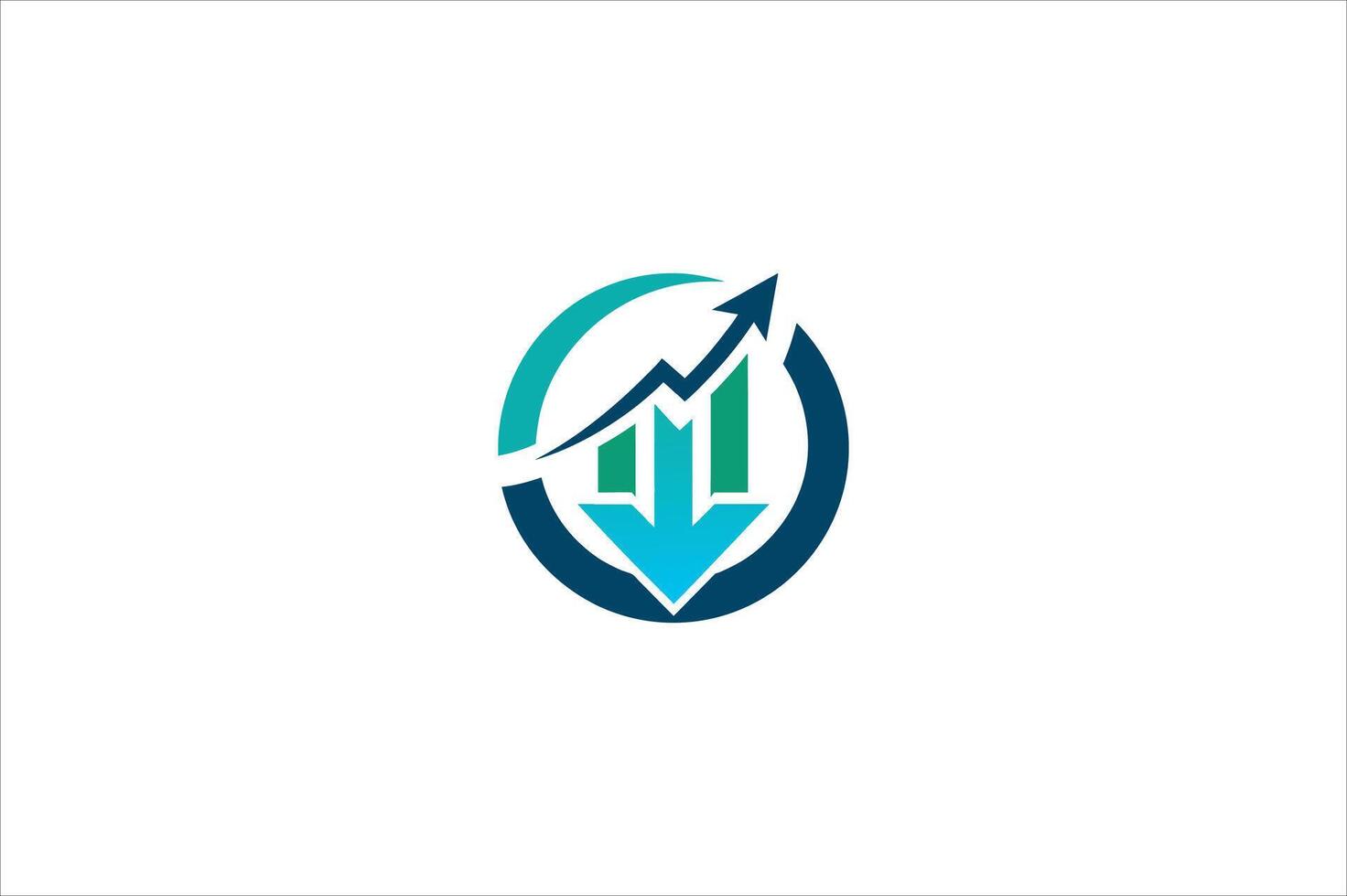 finance logo design vector